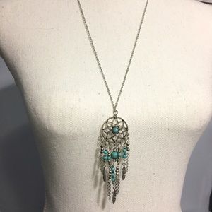 Dream catcher necklace